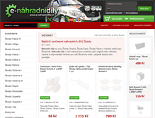 Tablet Screenshot of e-nahradnidily.cz